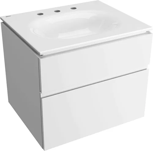 Miniatura 9 de American Standard 1297008.020 Studio S 24 - Fregadero de tocador - Centro de 8 pulgadas, color blanco