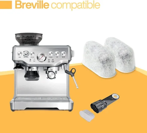 Miniatura 3 de Paquete de 12 filtros de agua de repuesto compatibles con Breville BWF100, filtros de carbón activado prémium para todas las cafeteras Breville
