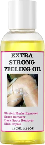 Aceite de pelado amarillo, aceite de pelado fuerte para piel oscura, extra fuerte, solución exfoliante para el cuerpo, todo tipo de piel, removedor
