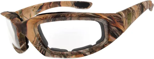 Miniatura 27 de OWL Gafas de espuma acolchadas para motocicleta, lente transparente con espejo ahumado
