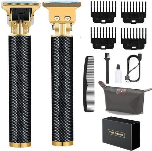 Miniatura 9 de T-Blade - Recortadora de pelo para hombres, recortadora de barbero inalámbrica sin huecos, recortadora profesional recargable con 4 peines guía