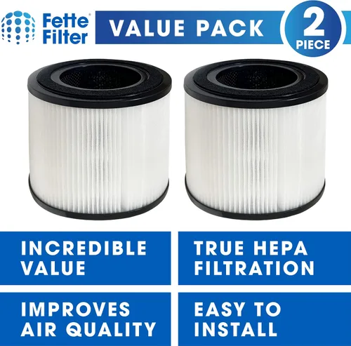 Miniatura 2 de Filtro de repuesto 3069/3389 Premium True Hepa compatible con BISSELL MYair Pro y Hub modelos de purificador de aire 3139A 3139B B0195 2905A 3179A