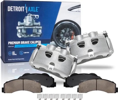 Miniatura 35 de Detroit Axle - Zapatas de freno traseras para Chevrolet Aveo Aveo5 Spark Pontiac G3 Suzuki Swift+ Reemplazo de zapatas de freno semimetálicas