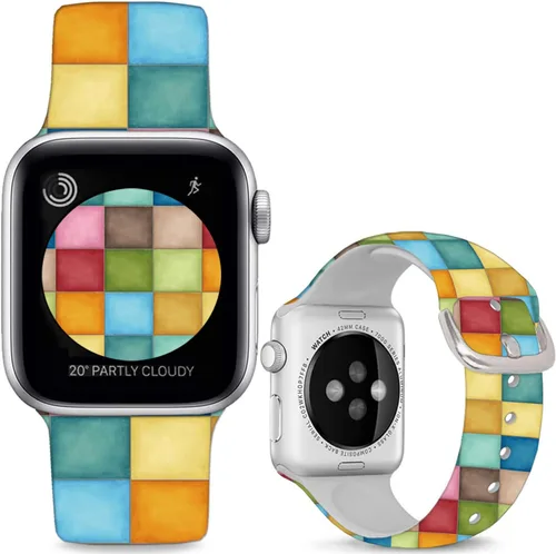 Miniatura 9 de Correas de silicona suave compatibles con Apple Watch de 38, 40, 41, 42, 44, 45, 46 y 49 mm, correas deportivas Ultra 2 para mujeres y hombres