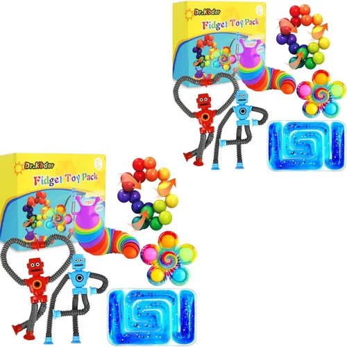 12 piezas de juguetes sensoriales para jugar para niños en el aula de 3 a 5 a 7 años, juguetes sensoriales para estudiantes de autismo,