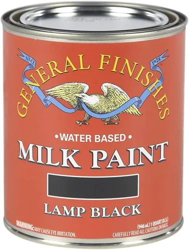 Miniatura 3 de General Finishes Pintura de leche a base de agua, 1 cuarto de galón, lino