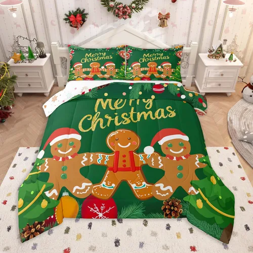 Miniatura 13 de Feelyou Juego de edredón de sandía, tamaño individual, juego de ropa de cama de frutas frescas de verano para niños, decoración de frutas rojas, 1