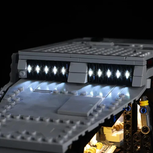 Miniatura 8 de Kyglaring Kit de luces LED compatible con Lego Set 75313, accesorios de iluminación compatibles con el modelo Star Wars at-at 75313, solo luces