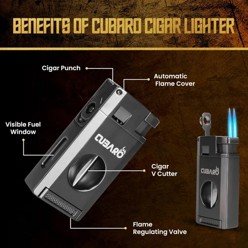 Miniatura 4 de Estuche para humidor de cigarros de viaje, con capacidad para 6 puros, caja portátil de cuero y cedro español con higrómetro y humidificador
