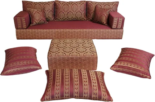 Miniatura 11 de arabicsofa Sofá de asiento de piso árabe - Sofá modular hecho a mano con sofás otomanos