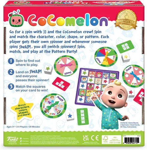 Miniatura 2 de Juego de fiesta Funko CoComelon para mayores de 3 años