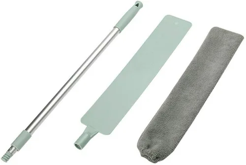 Limpiador de polvo, artefacto de limpieza de polvo retráctil para muebles de fondo de cama, cepillo de limpieza de cenizas de polvo estático para el