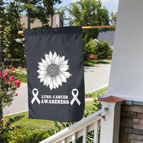 Miniatura 12 de Bandera de jardín de concientización sobre la enfermedad de Alzheimer de 12 x 18 pulgadas, cartel vertical de doble cara para decoración del hogar