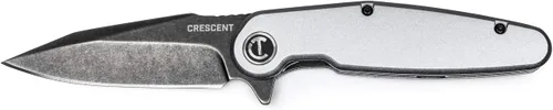 Miniatura 15 de Crescent Cuchillo de bolsillo de 3-1/4 pulgadas con hoja de punta caída y mango de aluminio - CPK325A