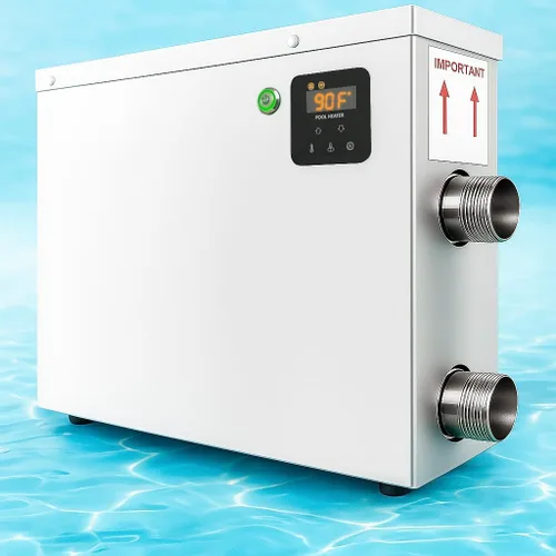 Calentador eléctrico de piscina para piscinas enterradas y sobre el suelo, 11 kW, 220 V, calentadores de bañera de hidromasaje con pantalla táctil