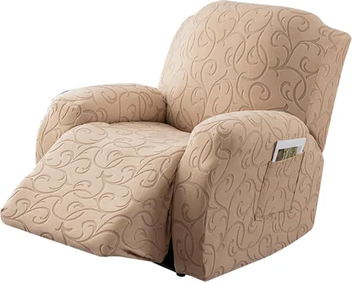 Miniatura 24 de Fundas para Sofá Reclinable Seccional Funda de Sofá para Sofá Reclinable de 3 Asientos, 5 Piezas Funda Elástica para Sofá de 3 Cojines Reclinable