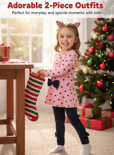 Miniatura 3 de Adorable ropa para bebé, 2 piezas para niña