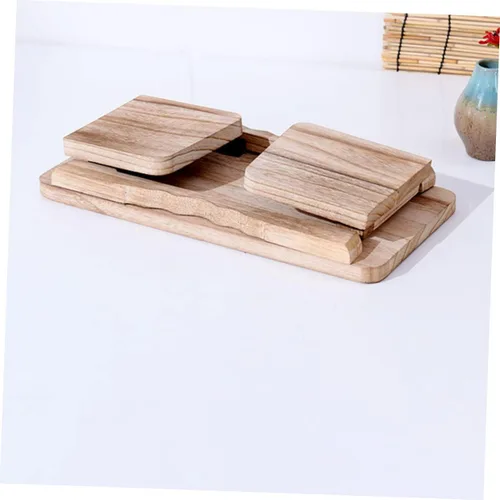 Miniatura 7 de Banco de meditación Taburete de yoga Taburete de madera para meditación Decoración Zen portátil