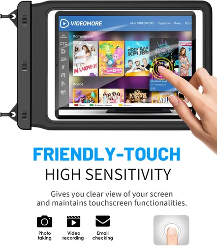 Miniatura 3 de AICase Bolsa impermeable universal para iPad Pro 12.9 5ª/4ª/3ª/3ª generación iPad Pro 11/10.5/9.7, iPad 9.7, iPad Pro 9.7, iPad Air 4/Air 3/Air 2