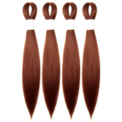 Miniatura 14 de Cabello trenzado preestirado de 10 pulgadas, 4 paquetes, extensiones de cabello corto para trenzas, cabello sintético preestirado #1 (negro azabache)