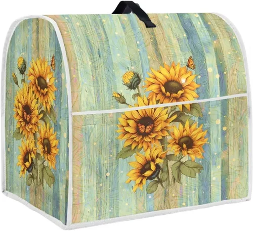 Miniatura 16 de Funda para batidora de pie de libélula bohemia compatible con mezclador de cocina de 4.5 a 5 cuartos de galón, a prueba de polvo, cubierta