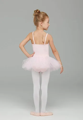 Miniatura 5 de MdnMd Ballerina Outfits Toddler Girls Ballet Tutu Leotard Dance Glitter Camisole Skirted Ballerina Dress