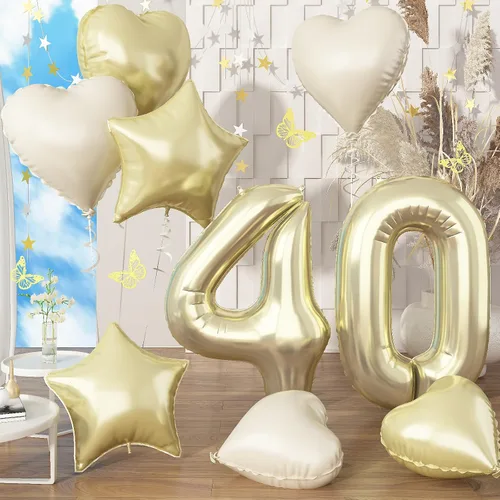Miniatura 16 de Globo grande de aluminio 60, 40 pulgadas, color verde azulado oscuro, globo autoinflable del número 60 para hombres de 60 cumpleaños, globos de Azul