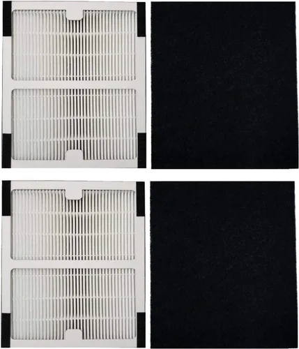 Idylis - Filtro purificador de aire A - Juego de 2 filtros HEPA y de carbono para Idylis IAP-10-100, IAP-10-150, AC-2119, modelo IAF-H-100A