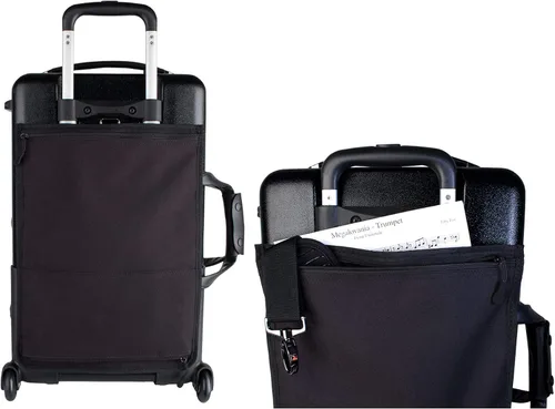 Miniatura 2 de Protec Micro ZIP - Estuche triple para trompeta con ruedas, color negro, modelo BLT301T