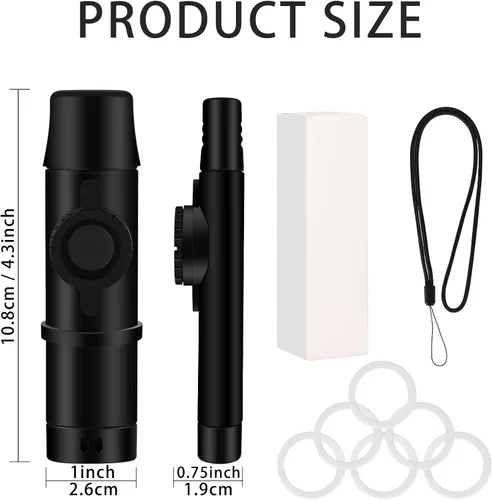 Miniatura 6 de RANMING Instrumento musical profesional Kazoo para adultos y amantes de la música, con 6 cañas adicionales para fiestas de cumpleaños, actuaciones