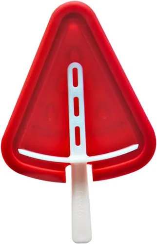 Miniatura 4 de Tovolo Molde para paletas de sandía, paquete de 4 moldes apilables de silicona para paletas con protectores de goteo para niños, molde de sandía