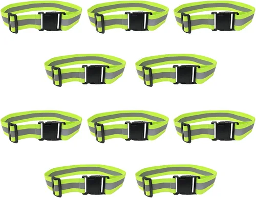 Miniatura 9 de Chaleco reflectante - Chaleco reflectante para correr, chaleco reflectante para correr con correas de seguridad, reflector de alta visibilidad