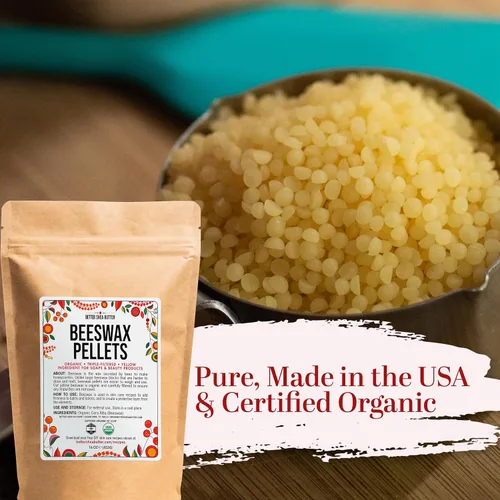 Miniatura 3 de Pastillas de cera de abejas orgánica certificadas por Better Shea Butter, ingrediente de primera calidad para el cuidado de la piel por ti mismo.