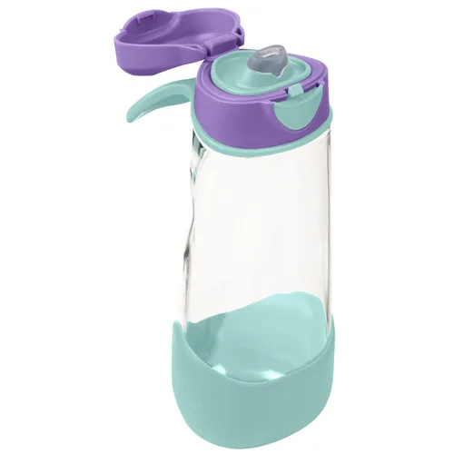 Miniatura 20 de b.box Botella de agua deportiva de 15 onzas para niños, para la escuela, deportes, guardería, diseño sin popote para una fácil limpieza, a prueba