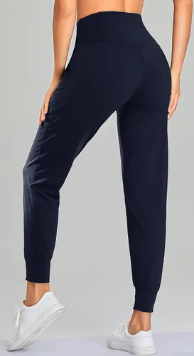 Miniatura 49 de Oalka - Pantalones deportivos para mujer, con cintura alta y bolsillos, para hacer deporte, yoga y entrenar