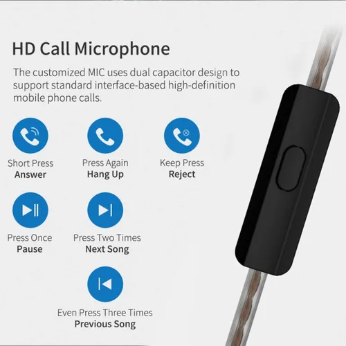 Miniatura 7 de KZ ZSN Pro - Auriculares para videojuegos, monitor intrauditivo de alta fidelidad, sonido estéreo, auriculares IEM, cancelación de ruido, Gris