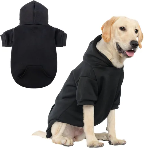 Miniatura 38 de SCENEREAL Sudadera de seguridad con capucha para perros grandes, medianos y pequeños, para niños y niñas, disfraz de perro suave con agujero para #1