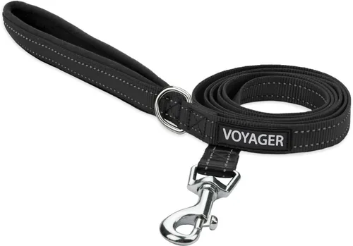 Miniatura 24 de Best Pet Supplies Correa reflectante Voyager para perros con mango de neopreno, para razas pequeñas, medianas y grandes, bonita y resistente
