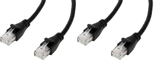 Miniatura 13 de Amazon Basics Cable de conexión Ethernet RJ45 Cat-6 de 5 pies (1.5 metros), 16 paquetes de 10, 160 unidades en total, negro