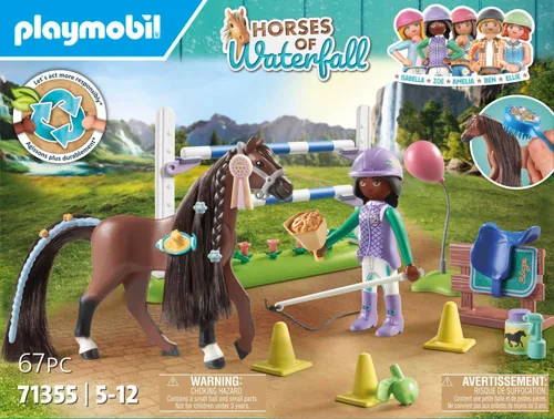 Miniatura 4 de Playmobil Caballos de cascada: Saltarse Arena con Zoe y Blaze
