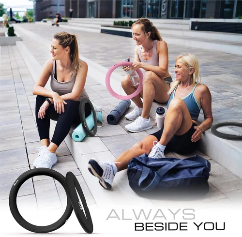 Miniatura 6 de Yes4All Power Ring 10lbs, Weight Ring, Weighted Circle, Kettlebell for Yoga Exercise, Aerobics, Home Fitness, Core Training