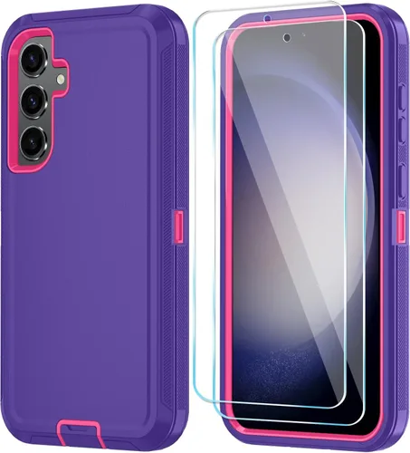 Miniatura 17 de ONOLA Funda para Samsung Galaxy S23 FE con protector de pantalla HD, resistente, a prueba de golpes y caídas, 3 capas, para Galaxy S23 FE de 6.4