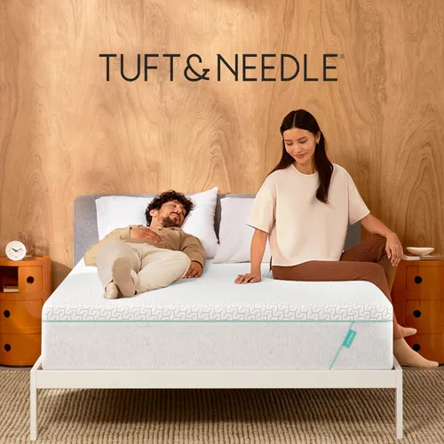 Miniatura 7 de Tuft & Needle Colchón híbrido tamaño individual mediano original en una caja, espuma adaptativa, bobinas envueltas individualmente, alivio