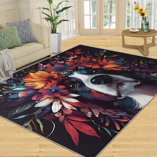 Miniatura 27 de Cyberpunk - Alfombras para dormitorio, alfombra de área Cyberpunk Hacker, alfombras futuristas para sala de estar, alfombra antideslizante