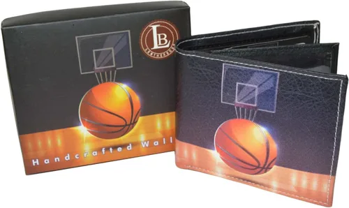 Miniatura 6 de Leatherboss - Aro de baloncesto impreso para piso de madera dura, plegable, para tarjetas de crédito, con caja de regalo, multicolor, Multicolorido