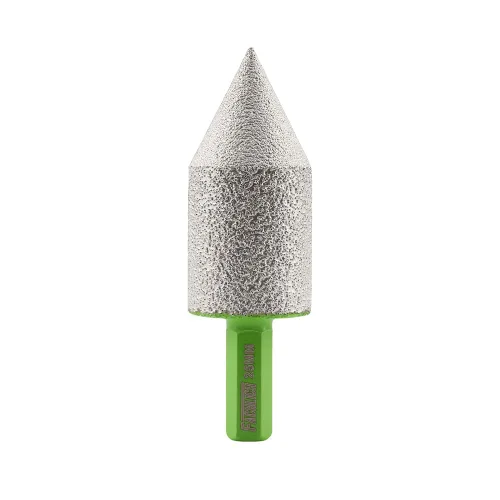 Miniatura 27 de Broca de fresado de biselado de diamante - Broca de cono de azulejos Biselado 4/5" vástago hexagonal 20MM Granito Agujeros de ampliación de mármol