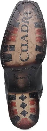 Miniatura 3 de Cuadra Botas Western de cuero genuino para hombre Oxford gris 1J3HTC