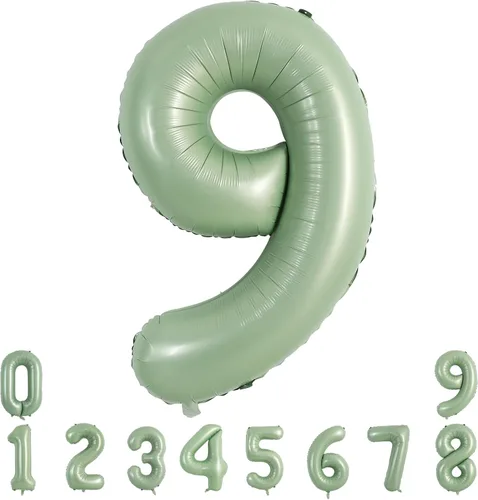 Miniatura 91 de TONIFUL 40 Inch Pastel Blue Number 8 Foil Balloons Large Mylar Foil Digital 8 Balloons for 8th Birthday, Gender Neutral Party, Baby Shower, Oro rosa