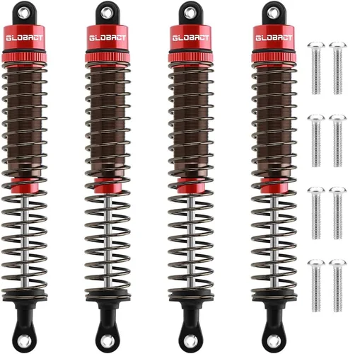 Miniatura 7 de Juego de 4 amortiguadores RC ajustable para coche de oruga RC Axial SCX10 TRX4 D90 (4.331 in)