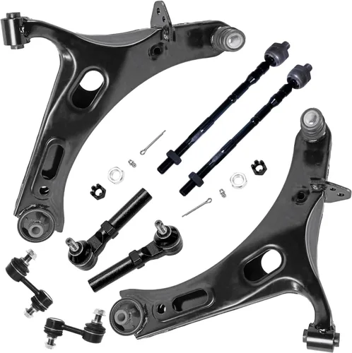 Miniatura 93 de Detroit Axle - Kit de brazos de control de extremo delantero de 8 piezas para Dodge Dakota 00-04, Durango 00-03, 4 brazos de control superior e